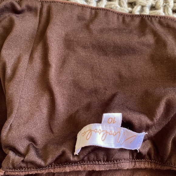 I am selling a brown crop top in woman’s size 10. - Picture 10 of 11